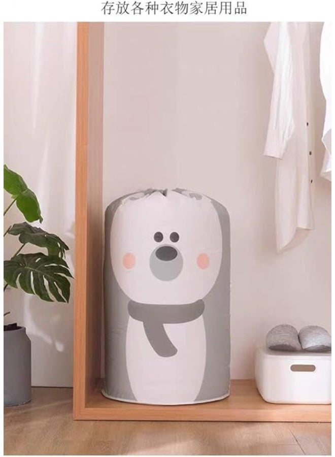 Blanket and bedsheet storage bag, 70 cm width × 85 cm length, diameter 45 cm, made of waterproof ELC material. - Image 5